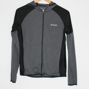 Columbia Gray/black lightweight jacket, size M